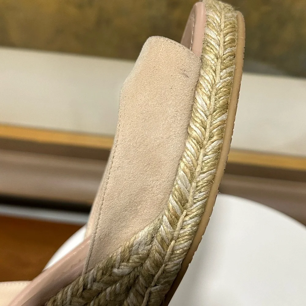 🌹STUART WEITZMAN🌹 Tia Espadrille Wedge Sandal Size: 8.5B